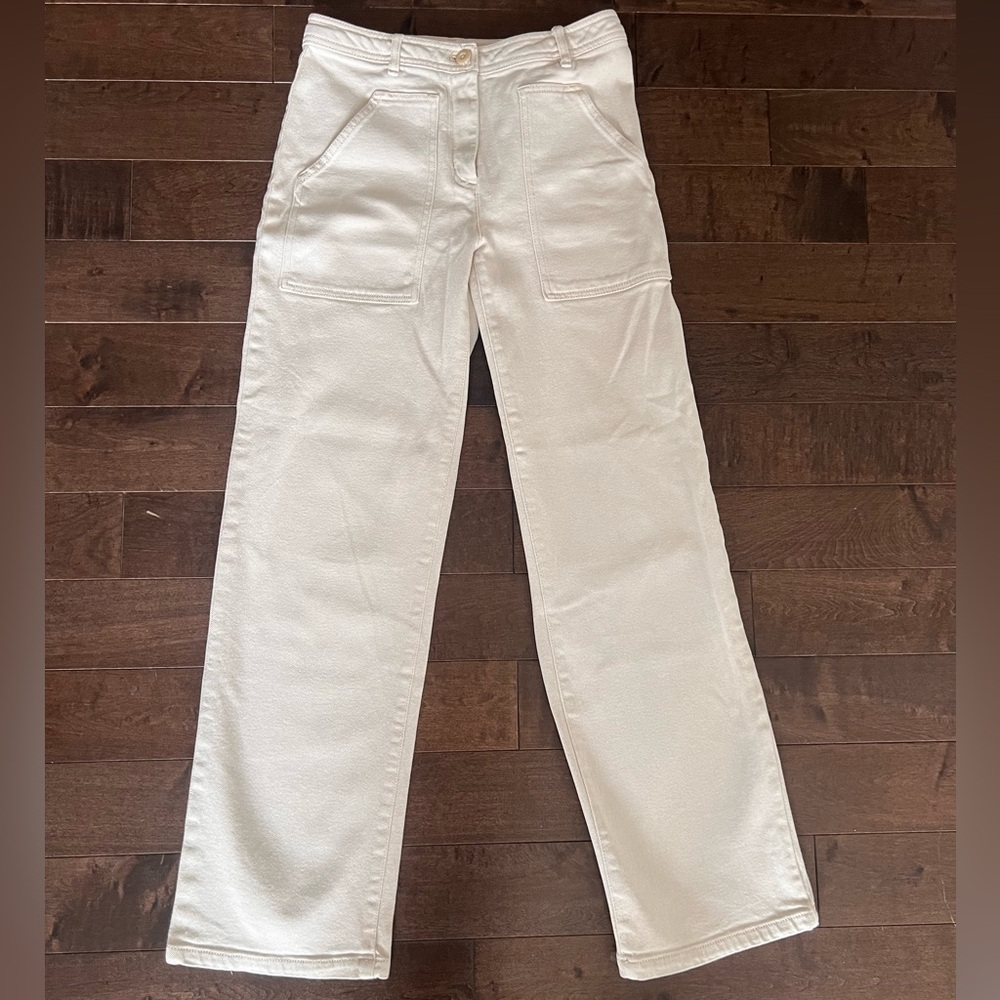 Aritzia Wilfred Free utility pants. Birch color.